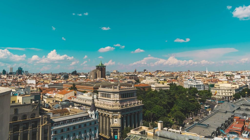 Vista da cidade de Madri