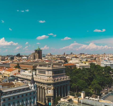 Vista da cidade de Madri