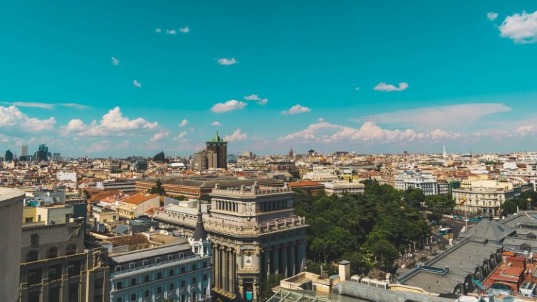 Vista da cidade de Madri