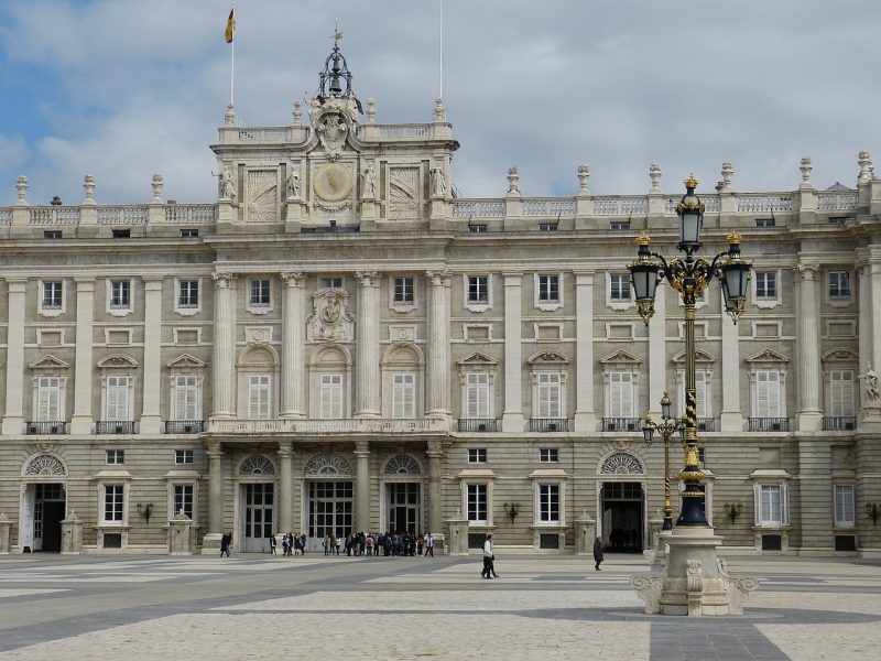 Castelo em Madrid na Espanha