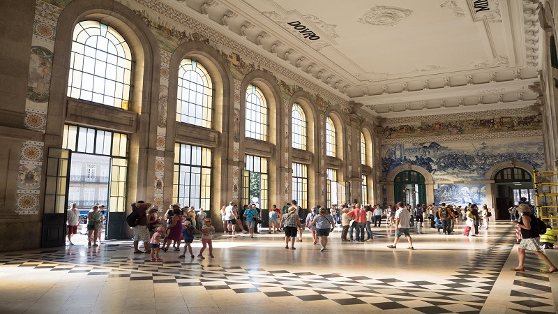 Estação de São Bento no Porto