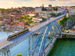 Vista da Ponte D. Luís no Porto