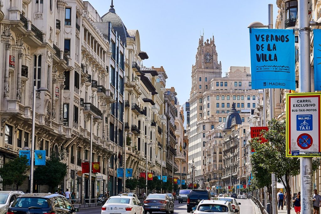 Vista da cidade de Madrid