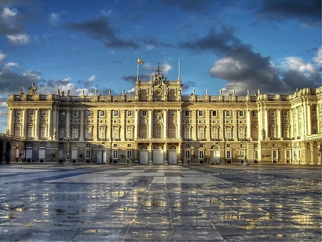 Vista do Palácio Real de Madri