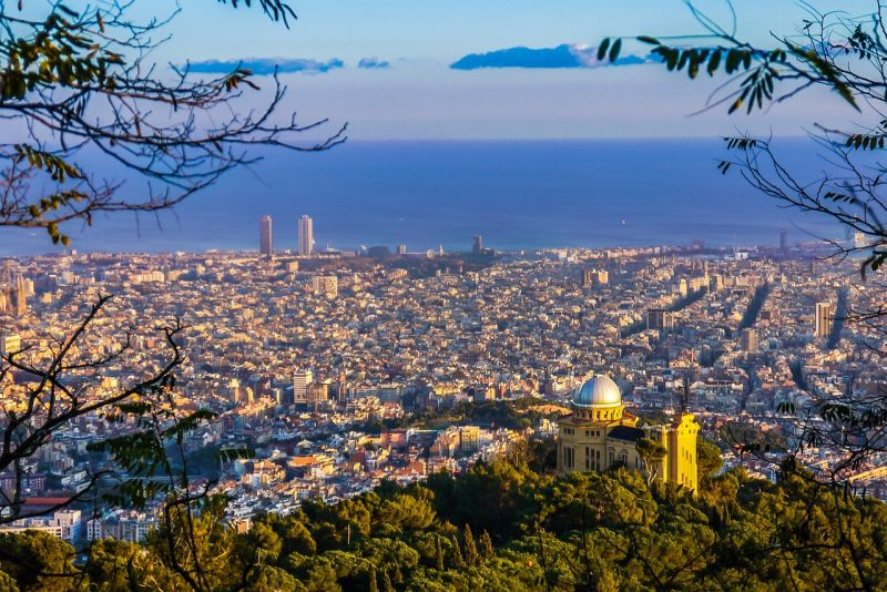 Vista da cidade de Barcelona