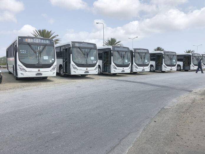 Frota de ônibus em Curaçao