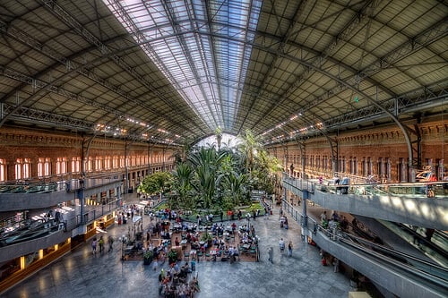 Interior da Estação Atocha