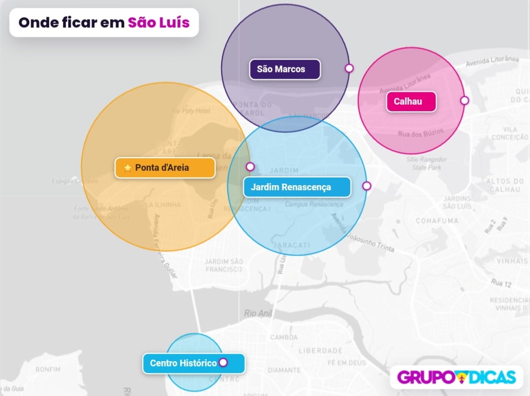 Mapa de São Luís Mapa de São Luís
