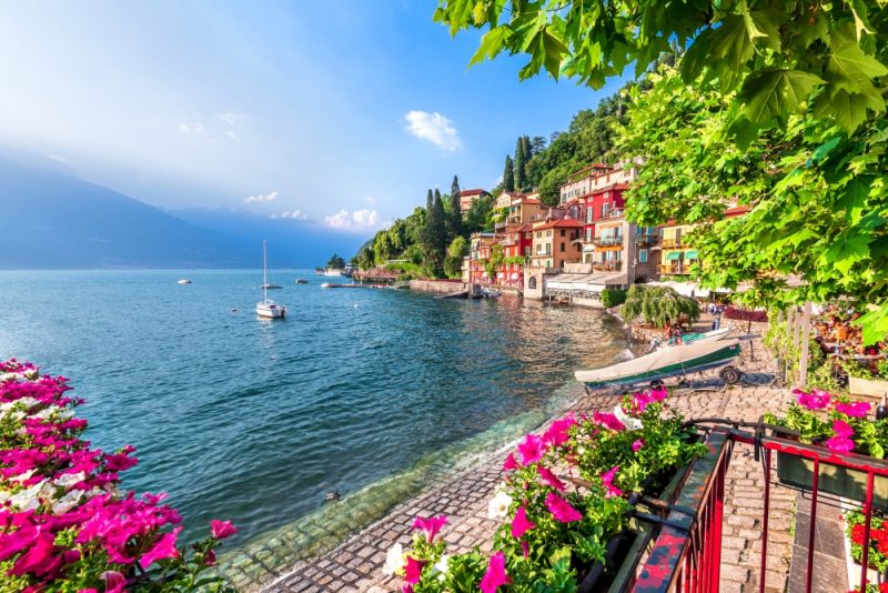 Lago Como na Itália