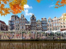 Mercado das Flores em Amsterdã