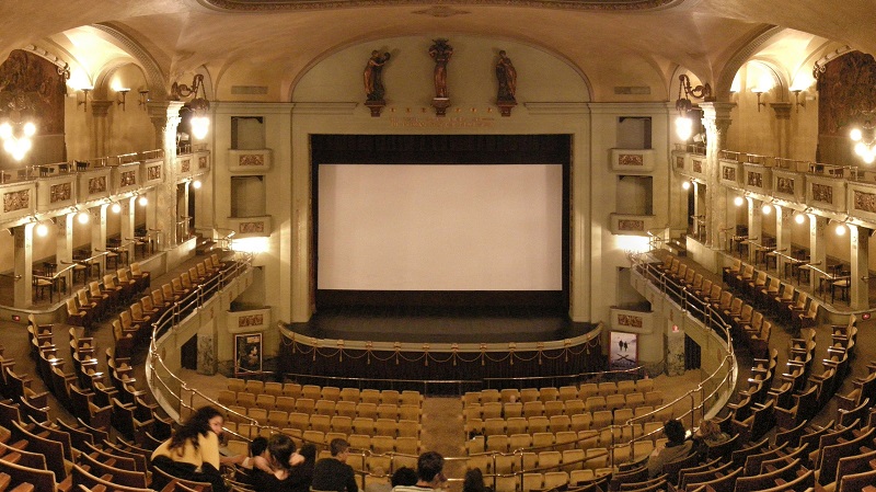 Sala no Cinema Odeon Firenze em Florença.