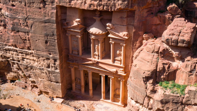 Monumento do sítio arqueológico de Petra - Excursão a Petra saindo de Sharm el Sheikh