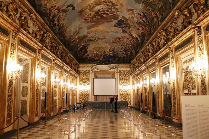 Interior do Palácio Médici em Florença