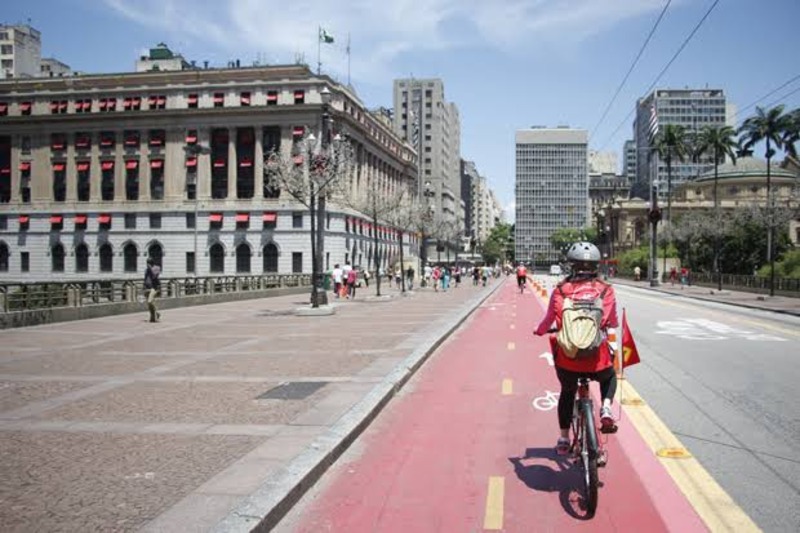 Tour de bicicleta em São Paulo