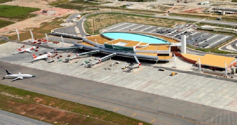 Panorâmica do aeroporto de Maceió