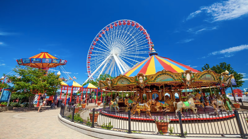 Atrações no Navy Pier em Chicago