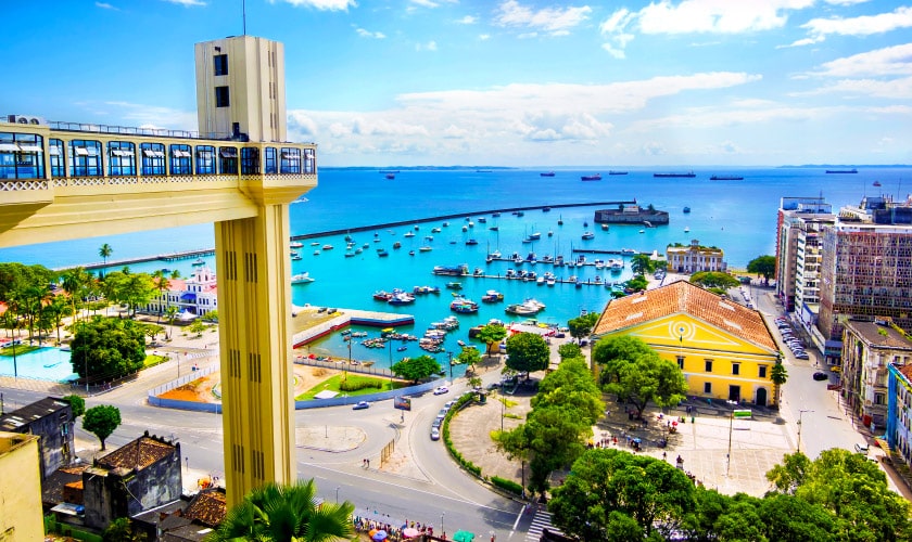 Elevador e Mercado Modelo em Salvador