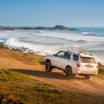 Carro na praia em Natal