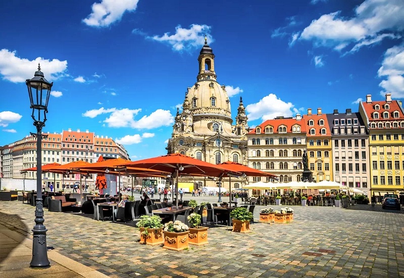 Centro de Dresden na Alemanha