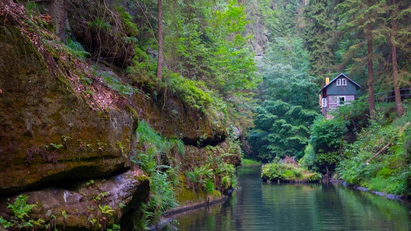 Garganta Kamenice, Parque Nacional da Suíça Saxônica e Boêmia