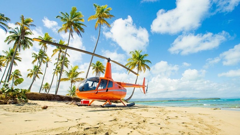 Helicóptero em Punta Cana