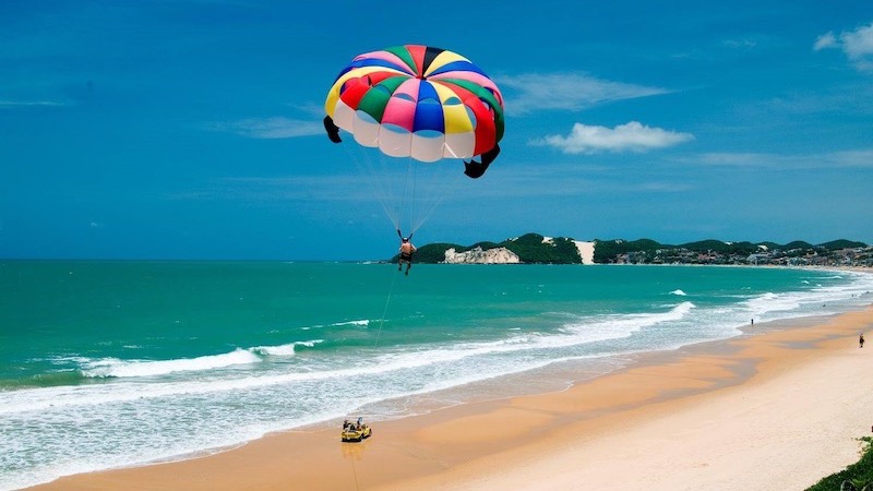 Passeio na praia em Natal