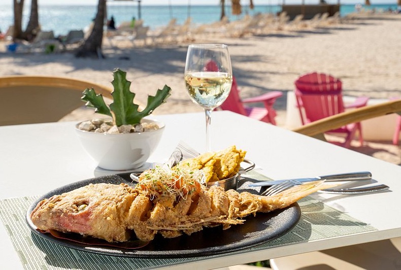 Playa Blanca Restaurant em Punta Cana: Prato