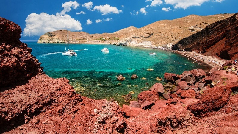 Praia Vermelha, Santorini