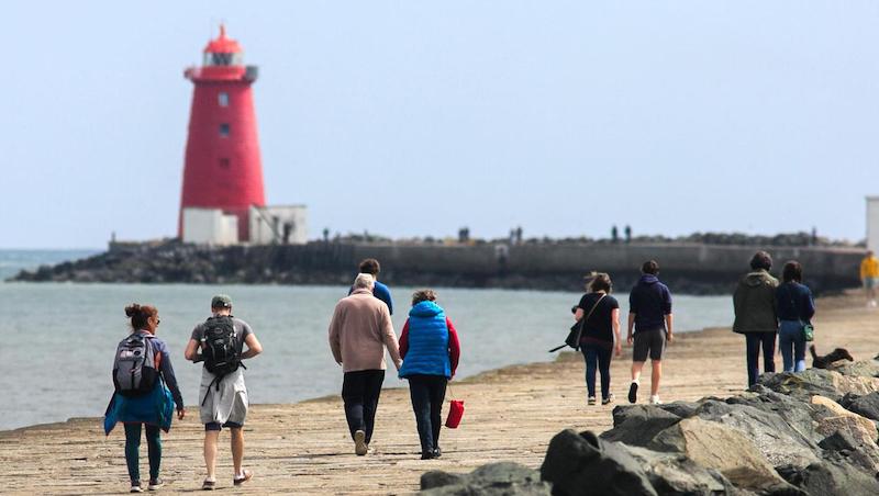 Passeio pela South Wall Walk em Dublin