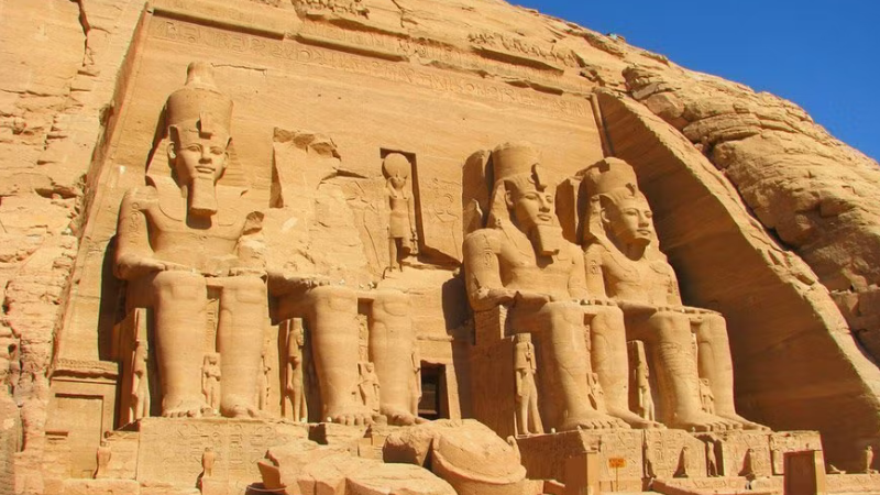 Templo Abu Simbel no Egito