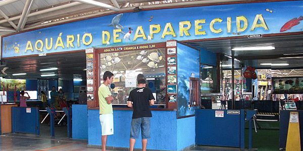 Aquário de Aparecida, no interior de São Paulo