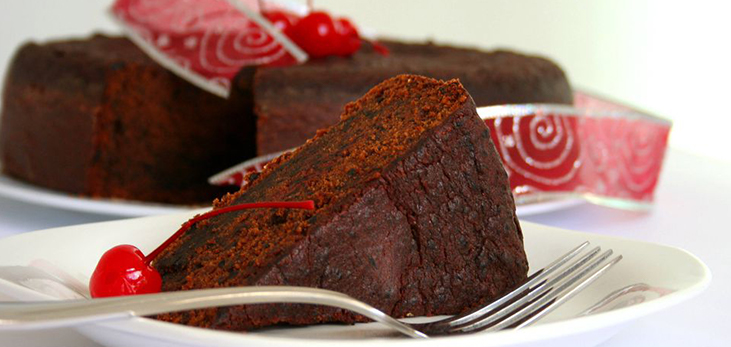 Bajan Black Cake em Barbados