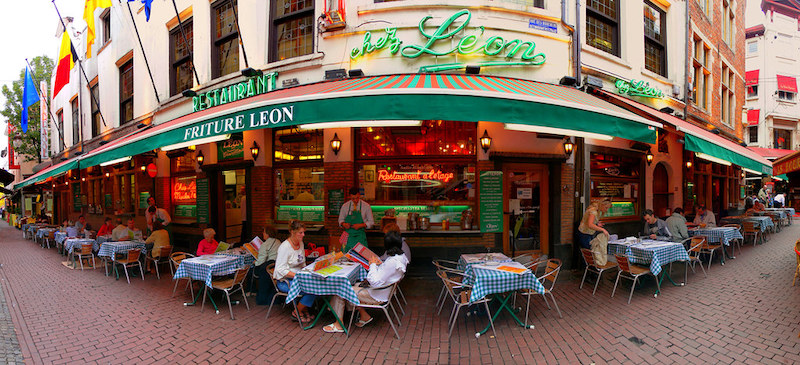 Restaurante em Bruxelas: Chez Leon 