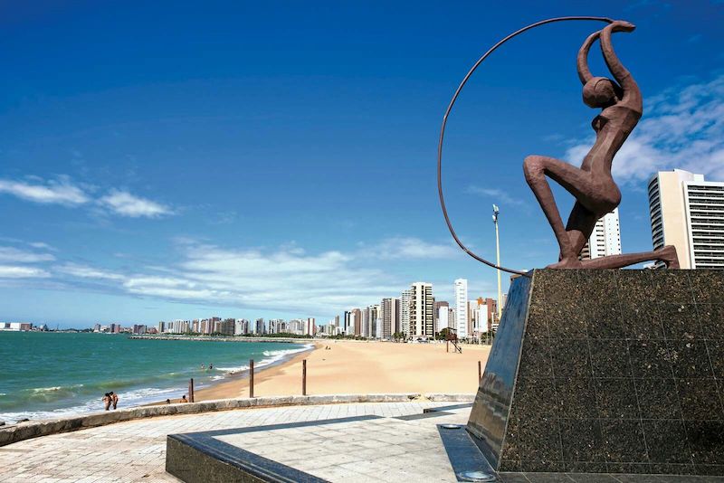 Praia de Iracema em Fortaleza