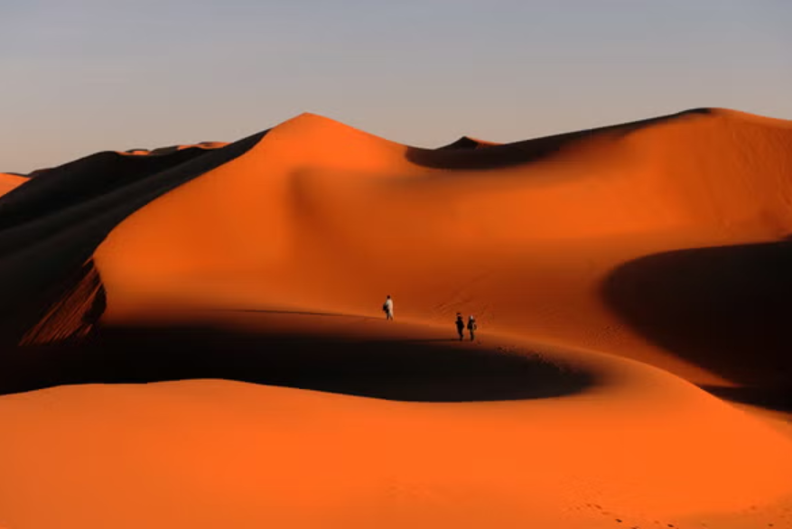 Merzouga, no deserto do Saara