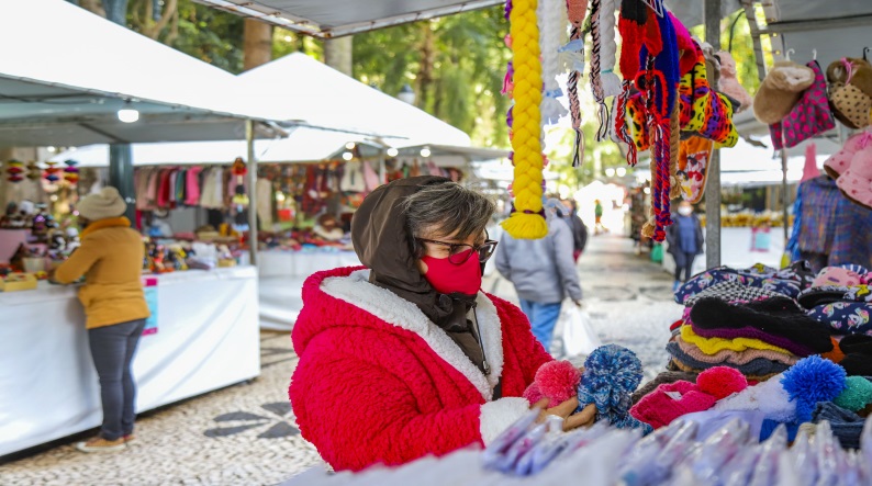 Feira de inverno em Curitiba