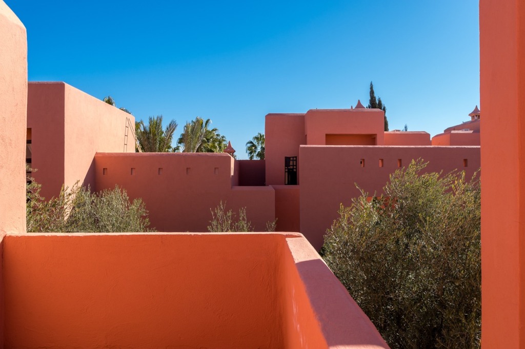 Construções em Marrakech