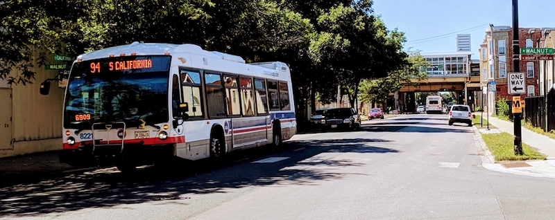 Ônibus da CTA Bus em Chicago