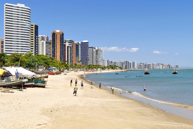 Praia de Iracema em Fortaleza