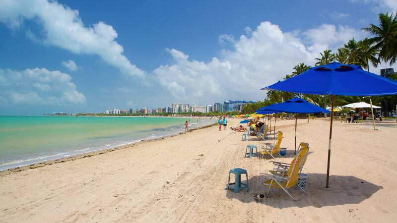 Praia de Pajuçara em Maceió