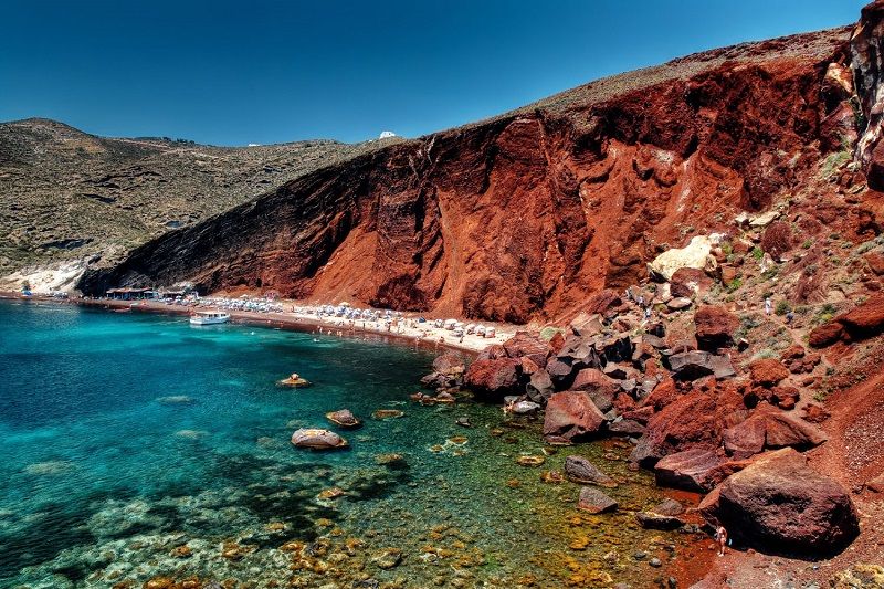 Praia Vermelha, Santorini