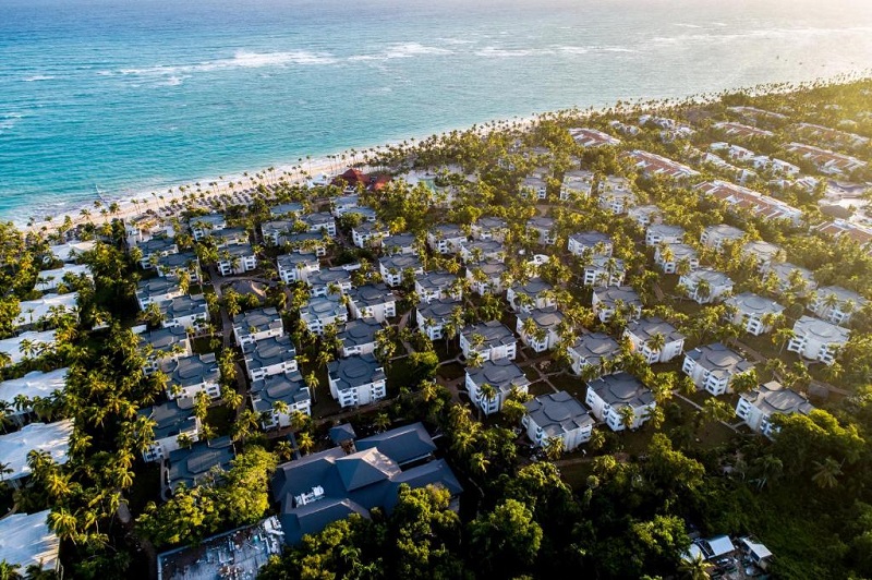 Região de hotéis em Punta Cana