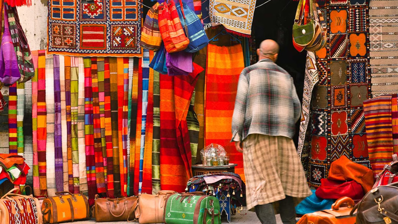 Souk em Marrakech