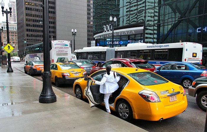 Táxi em Chicago