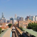 Trem em Chicago