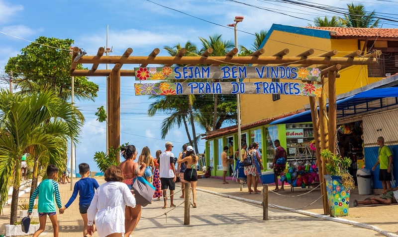 Praia do Francês próxima a Maceió