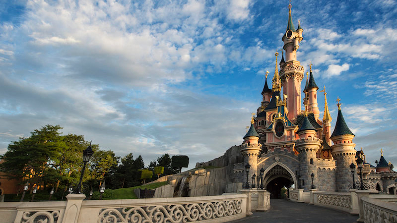Castelo da Cinderela na Disney de Paris