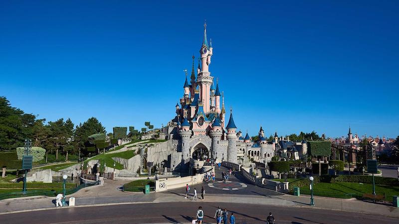 Castelo na Disney em Paris