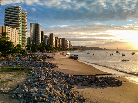 Praia de Mucuripe em Fortaleza