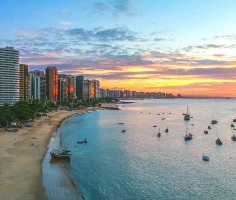 Fortaleza ao entardecer